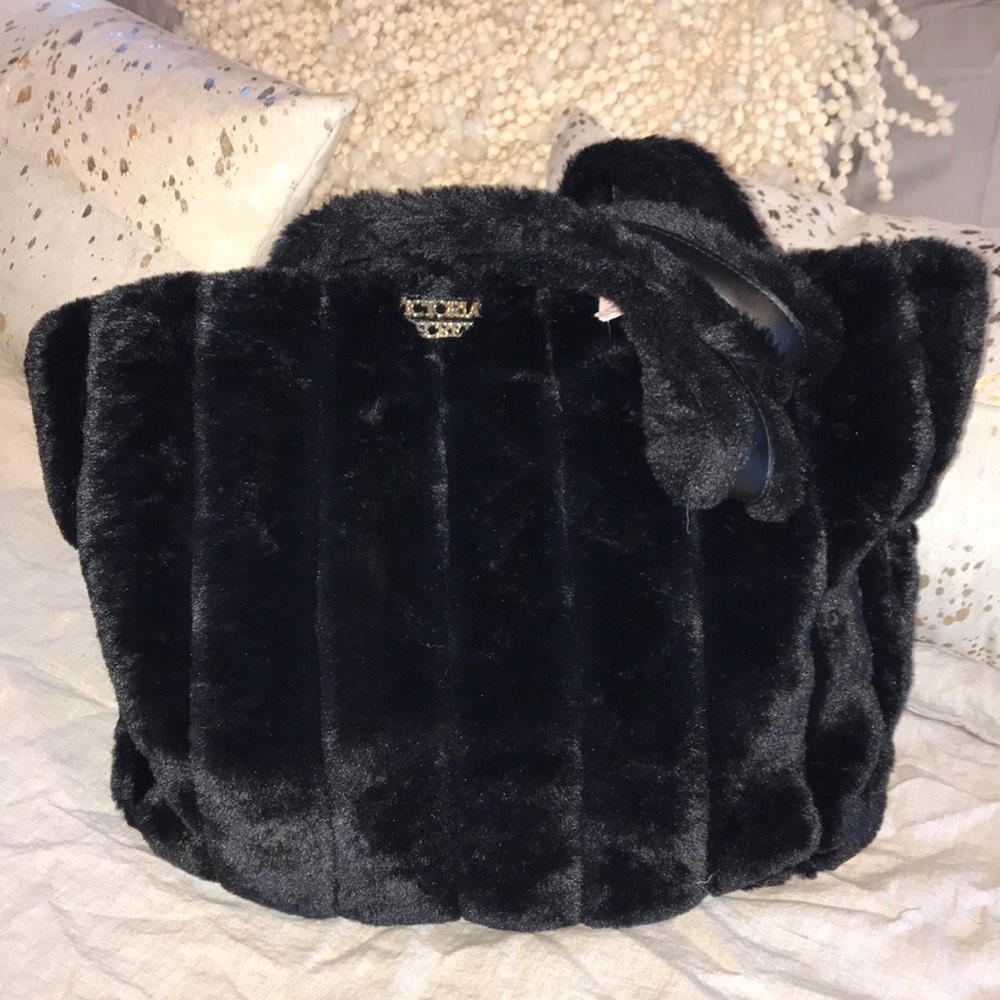Victoria Secret Faux Fur Bag
